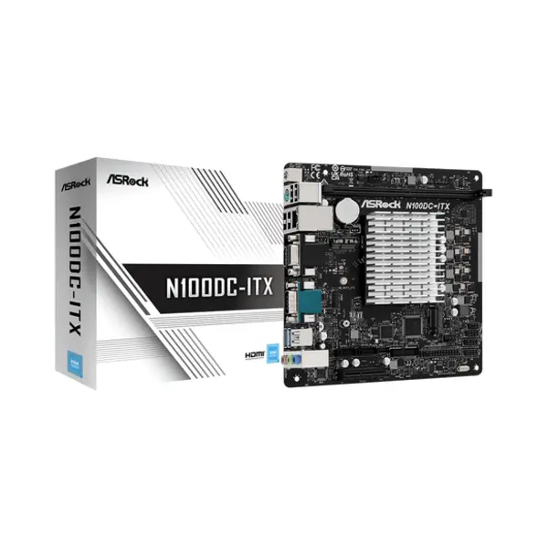 Asrock N100DC-Itx Na (geïntegreerde Cpu) mini Itx thumbnail