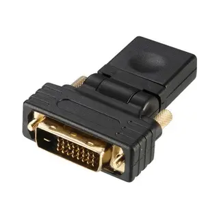 Akasa Ak-CBHD16-Bk tussenstuk voor kabels Dvi-D Hdmi Zwart