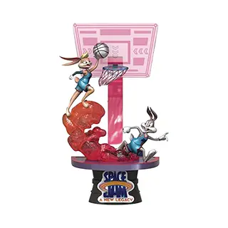 Beast Kingdom Toys Space Jam, A New Legacy Diorama Pvc D-Stage Lola Bunny & Bugs Bunny Standard Ver. 15 Cm