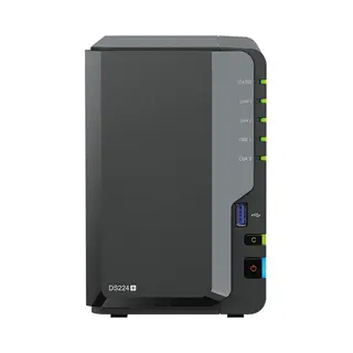 Synology DiskStation DS224+ Nas/storage server Desktop Intel® Celeron® J4125 2 Gb DDR4 0 Tb Black