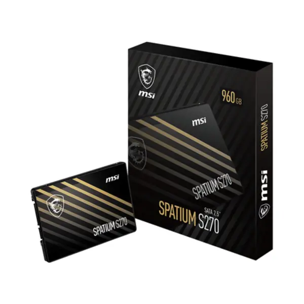 Msi Spatium S270 Sata 2.5 960GB 2.5" Serial Ata Iii 3D Nand thumbnail
