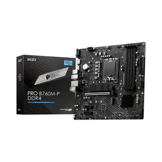 Msi Pro B760M-P DDR4 moederbord Intel B760 Lga 1700 micro Atx