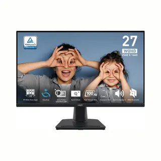 Msi Pro MP275Q computer monitor 68,6 cm (27") 2560 x 1440 Pixels Wide Quad Hd Led Zwart