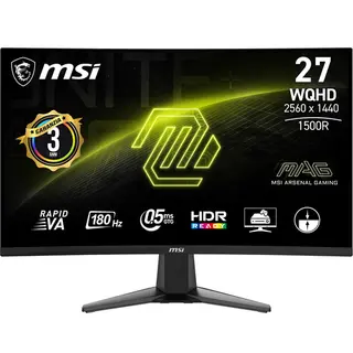 Msi Mag 27CQ6F Computerbildschirm 68,6 cm (27") 2560 x 1440 Pixel Quad Hd Lcd Schwarz