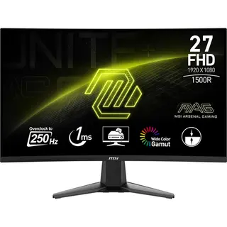 Msi Mag 27C6X Computerbildschirm 68,6 cm (27") 1920 x 1080 Pixel Full Hd Lcd Schwarz