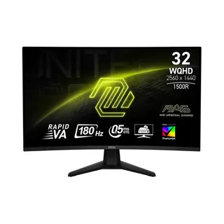 Msi Mag 32CQ6F Computerbildschirm 80 cm (31.5") 2560 x 1440 Pixel Wide Quad Hd Schwarz