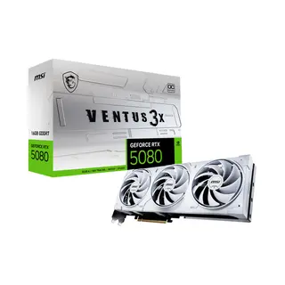 Msi Ventus Geforce Rtx 5080 16G 3X Oc White Grafikkarte Nvidia 16 Gb GDDR7