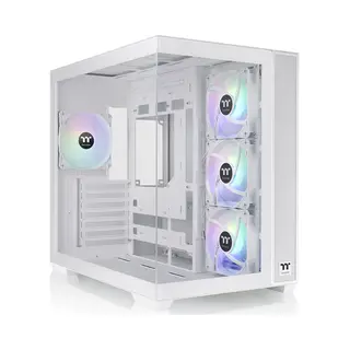 Thermaltake View 380 Tg Argb Snow Midi Tower Weiß