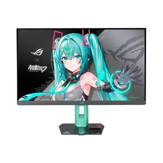 Asus Rog Strix XG27ACMEG-G Hatsune Miku Edition computer monitor 68.6 cm (27") 2560 x 1440 pixels Wide Quad Hd Lcd Multicolour