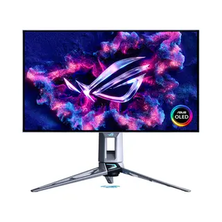 Asus Rog Swift Oled PG27AQWP-W computer monitor 67,3 cm (26.5") 2560 x 1440 Pixels Quad Hd Lcd Zilver