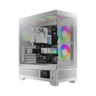 Gamdias Atlas M1 Wh computer case Midi Tower White