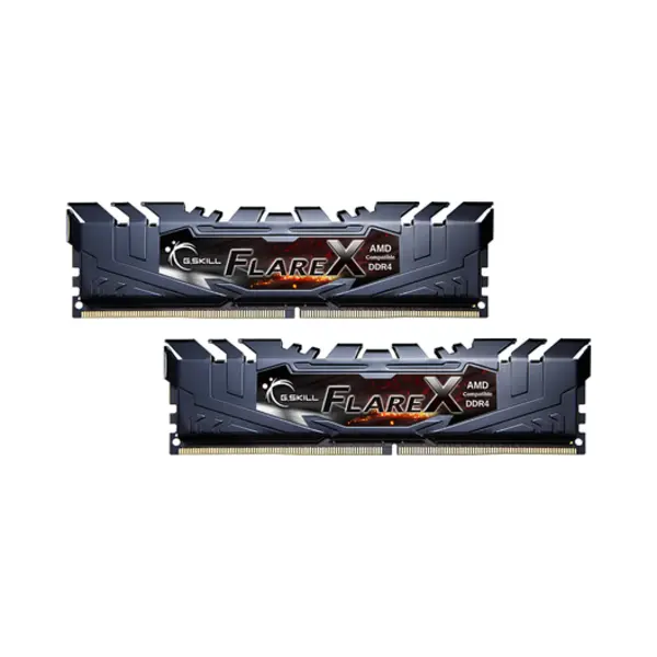 G.Skill Flare X (for Amd) F4-3200C16D-32GFX Speichermodul 32 Gb 2 x 16 Gb DDR4 3200 MHz thumbnail