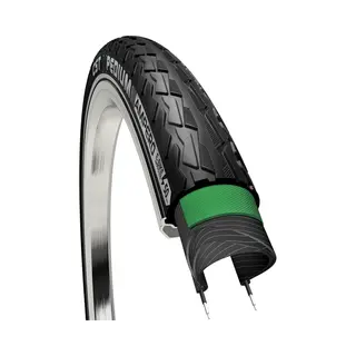 Cst E-bike Xpedium Ampero Buitenband - Anti-lek - 28x1.50 - Zwart Met Reflectie