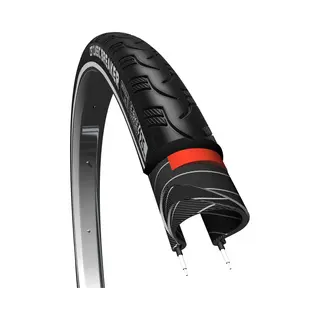 Cst Breaker Buitenband 28x1.75x2 - 47-622 Mm Anti-lek - Zwart Met Reflectie