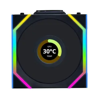 Lian Li Uni Fan Sl Wireless Lcd 120 Reverse Blade Computer case 12 cm Black 1 pc(s)