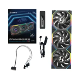 Lian Li Uni Fan Sl Wireless Lcd 120 Computer case 12 cm Black 3 pc(s)