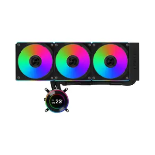 Lian Li Ga Ii Hydroshift Ii Lcd-C 360CL Processor All-in-one liquid cooler 12 cm Black 1 pc(s)