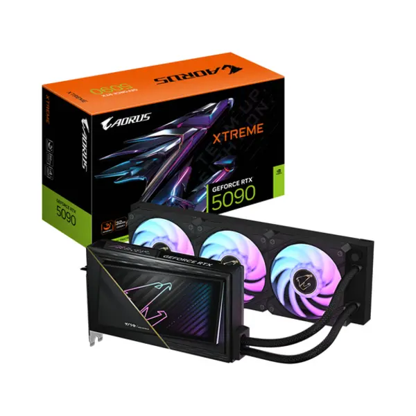 Gigabyte Aorus GeForce Rtx 5090 Xtreme Waterforce 32G Graphics Card - 32GB GDDR7, 512bit, Pci-E 5.0, 2655MHz Core Clock, 3 x Dp 2.1a, 1 x Hdmi 2.1b, Nvidia Dlss 4, Gv-N5090AORUSX W-32GD thumbnail