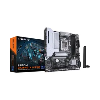 Gigabyte B860M Gaming X WIFI6E Motherboard - Intel Core Ultra Series CPUs, 8+1+2+2 Phases Vrm, up to 9200MHz DDR5, 1xPCIe 5.0 + 1xPCIe 4.0 M.2, 2.5GbE Lan, Wifi 6E, Usb 4