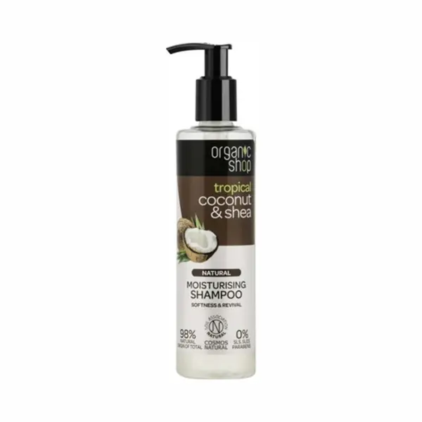 Organic Shop Moisturising Shampoo Coconut & Shea 280 Ml thumbnail