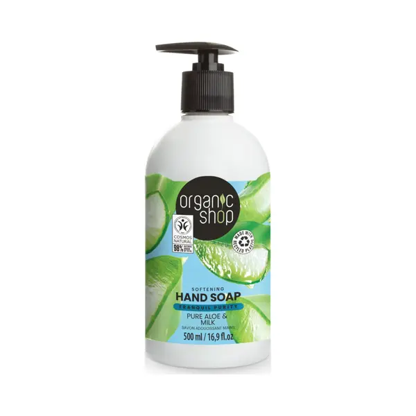 Organic Shop Handzeep Aloe And Milk - 500 Ml thumbnail