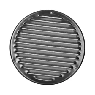 Europlast Ø 200mm / 8'' Inch Aluminium Metal Air Vent Grille Cover With Insect Mesh - Ventilation Cover