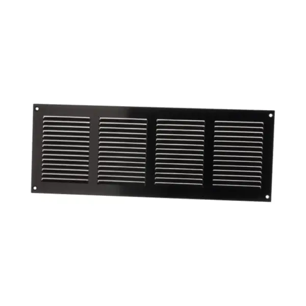 Europlast 400x150mm Schwarz Lüftungsgitter Mit Insektenschutz Abluftgitter Wetterschutzgitter Abluft Zuluft Metall Gitter thumbnail