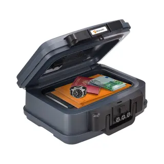 Brihard Portable Fire Chest 2117N - Brandwerende Documentenbox & Waterdichte Safe - Ul 72 Gecertificeerd 30 Min - Mechanisch Cijferslot - Geldkistje &