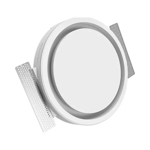 Ergovent Rondo-125 - Rahmenlose Runder Lüftungsauslass - Tellerventil 125 Mm Mit Magnet - Lackierbarer Diffusor thumbnail
