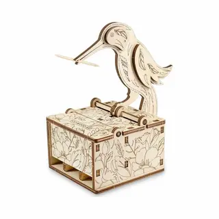 Eco-wood-art Modelbouwpakket Bird Feeder 14 Cm Hout 38-delig