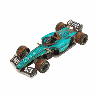 Veter Models 3D Modelbouwpakket Racer V3, Akv-16, Turquoise, 17x7x4cm