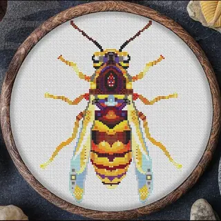 Awsome Patterns Borduurpakket Mandala Wesp