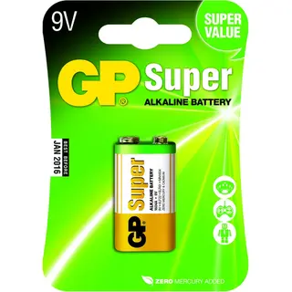 GP Batteries Gp Batterien Super Alkaline 9V Einweg-Batterie