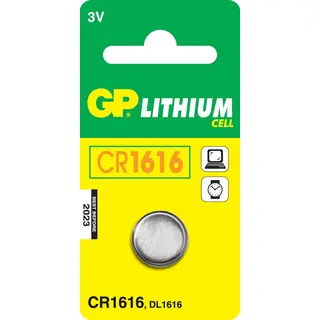 Gp Batteries Lithium Cell CR1616 Single-use battery