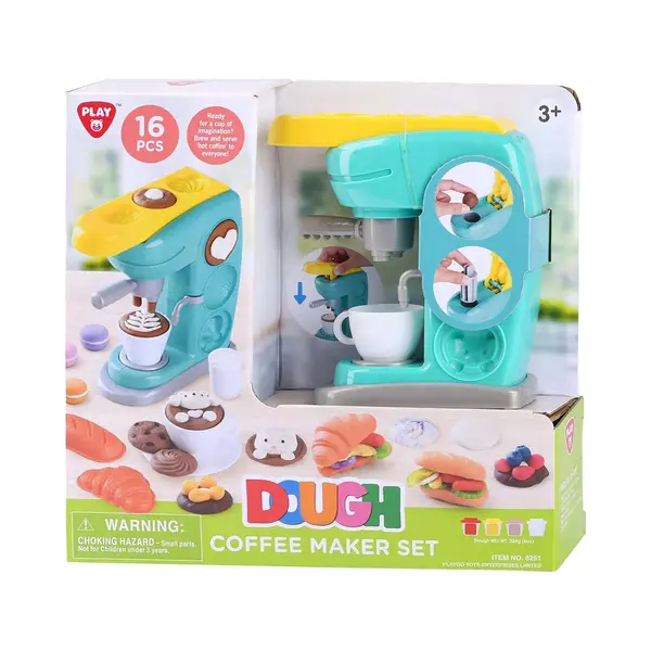 Playgo Koffiezetapparaat Kleiset - 4 Kleipotjes thumbnail