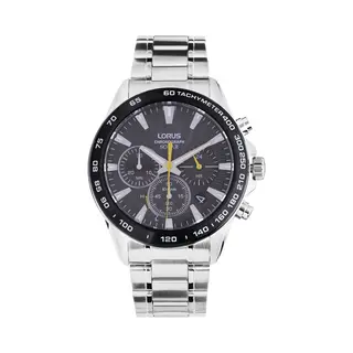 Lorus, Armbanduhr, RZ507AX9, Schwarz, Silber, (Analoguhr, 42 mm)