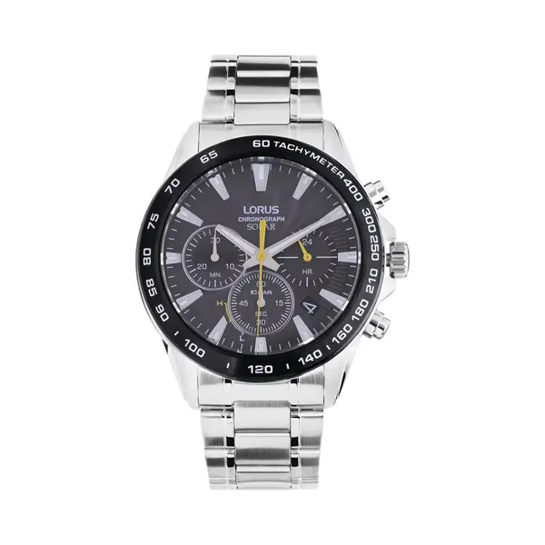 Lorus, Armbanduhr, RZ507AX9, Schwarz, Silber, (Analoguhr, 42 mm) thumbnail