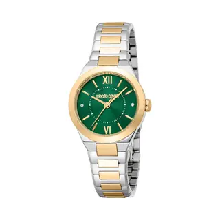 Roberto Cavalli Women Analog Quartz Watch With Stainless Steel Strap RC5L126M0065