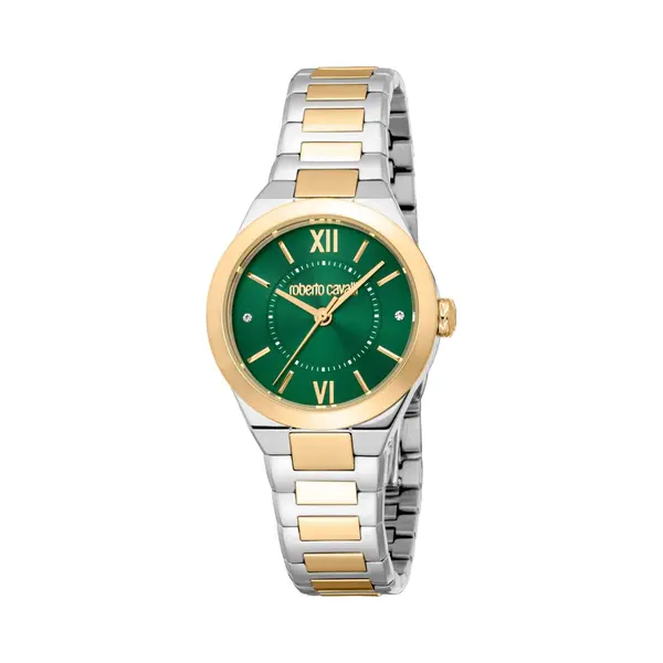 Roberto Cavalli Women Analog Quartz Watch With Stainless Steel Strap RC5L126M0065 thumbnail