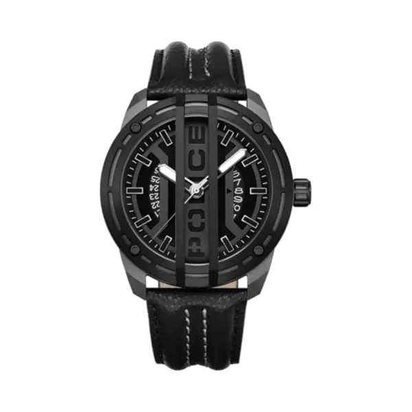 Police Watches Fast Lane Mens Analogue Quartz Watch With Leather Bracelet PEWGB0039840 thumbnail