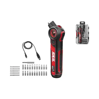 Gcs, Boormachine + Slagboor, Schroevendraaier Twist 2714GA 4V
