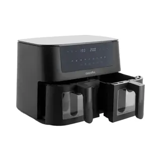 GreenPan Bistro Dubbel 8 l Vrijstaand 3000 W Heteluchtfriteuse Zwart