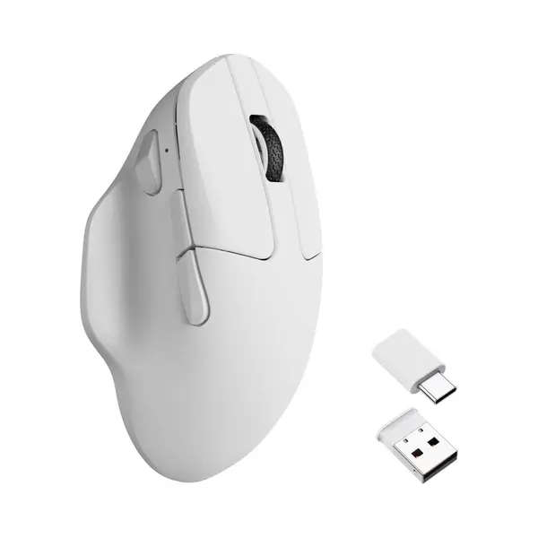Keychron M7-A24 muis Thuis Ambidextrous Bluetooth + Usb Type-C Optisch 30000 Dpi thumbnail