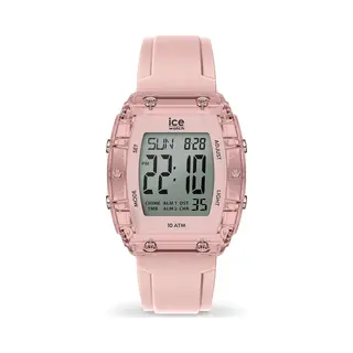 Ice-Watch Ice Watch Ice Digit Boliday - Nude - Clear 024563 Horloge - Siliconen - Oranje - Ø 40.5 Mm