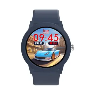 Ice-Watch - Ice Smart Junior 3.0 Blue - Round Blue Smartwatch For Boys With Silicone Strap - 025247 (1.19 Inches)