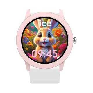 Ice-Watch – Ice Smart Junior 3.0 Pink White – Runde Smartwatch In Rosa Für Mädchen Mit Silikonarmband – 025248 (1, 19 Zoll)