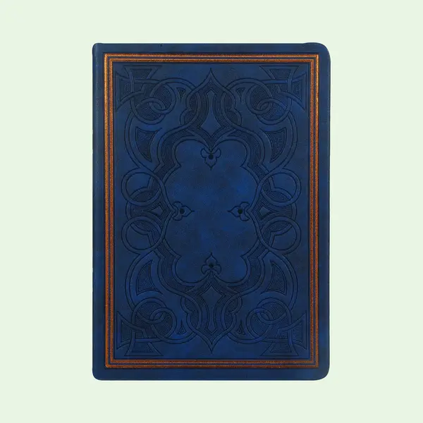 Victoria's Journals - Notitieboek A5 - Old Book Journal - Vintage - Premium Vegan Leer Hardcover - 320 Pagina's Premium Papier (Blauw) thumbnail