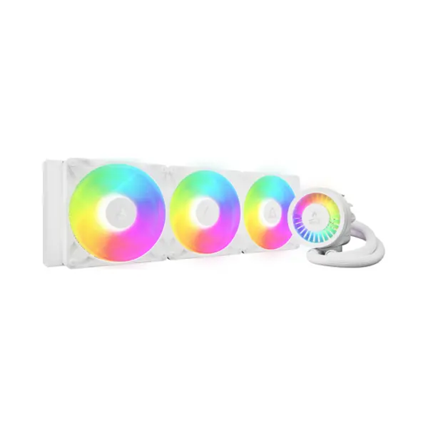 Arctic Liquid Freezer Iii Pro 420 A-Rgb (White) - Multikompatibler All-in-One Cpu-Wasserkühler mit A-Rgb thumbnail