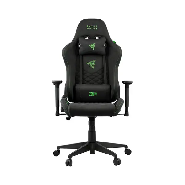 Razer Tarok Natrix Cloth Gaming-Sessel Gepolsterter Sitz Schwarz, Grün thumbnail