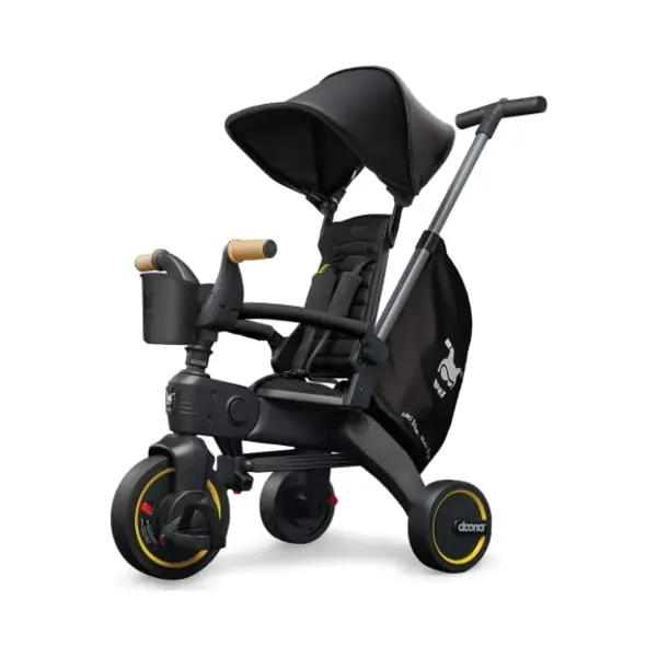 Doona Liki Trike S5 Kindervoertuig, Nitro Zwart/Zwart thumbnail